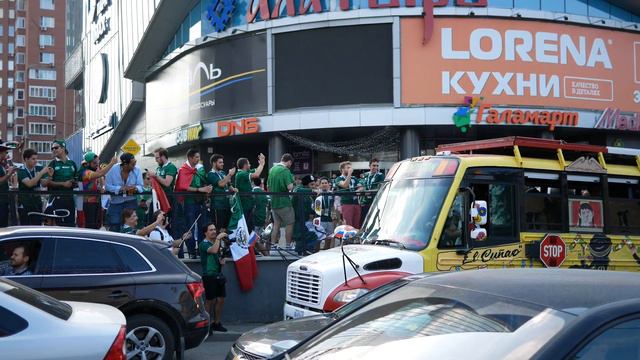 ЧМ 2018. Автобус болельщиков сборной Мексики в Екатеринбурге #MEXSWE #worldcup2018 #ЧМ2018