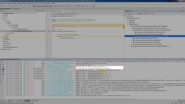 Spring Boot - Embedded container change to Jetty смотреть онлайн