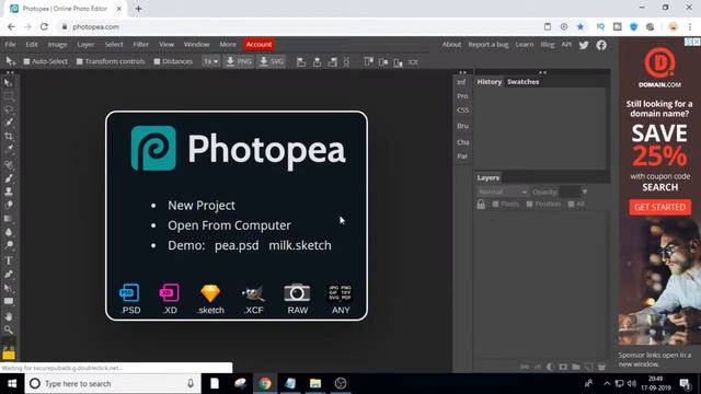 Free Online Photoshop Editor || PHOTOPEA смотреть онлайн