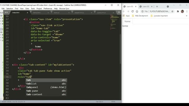 Bootstrap Tabs and Pills | Bootstrap 5 Tutorial | Episode #21 смотреть онлайн