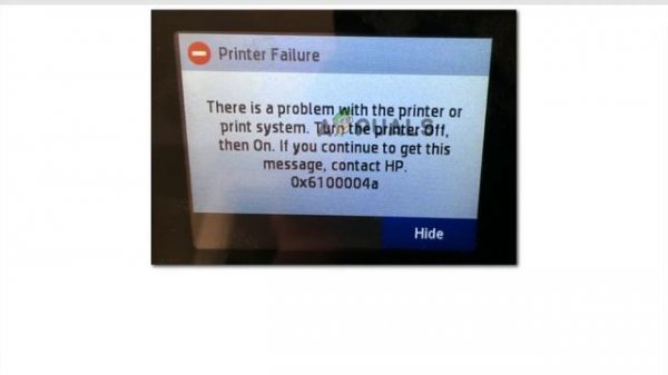 Fix Printer Failure 0x6100004a HP OfficeJet
