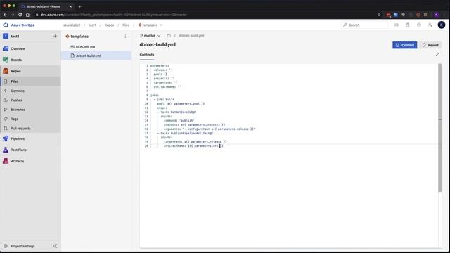 Templates in Azure DevOps смотреть онлайн
