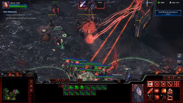 StarCraft 2 Co-Op Alarak P3: Shadow of Death (Fleet is here) Brutal смотреть онлайн