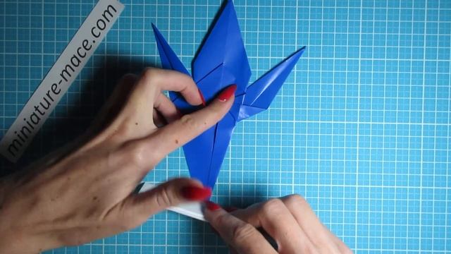 Страус из бумаги/Origami Ostrich