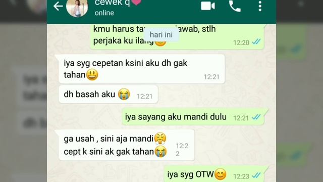 BEGINI..!!! isi Chat WHATSAPP anak pacaran jaman sekarang смотреть онлайн