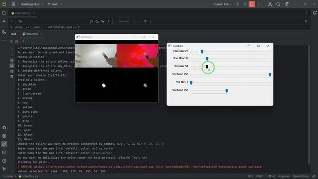 ColorPick: Real Time Color Detection with Python - Part B смотреть онлайн