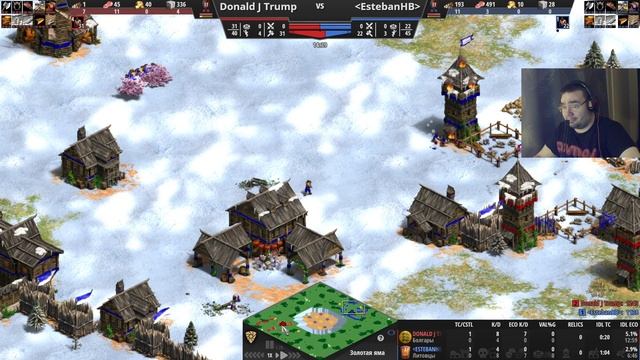 Donald Trump ЗАСТАВИТ тебя удалить Эпоху! 3000+ МАТЧЕЙ! Боссы в Age of Empires II DE смотреть онлайн