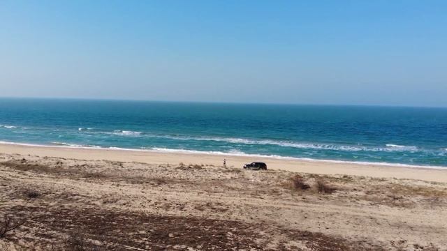 С высоты птичьего полета | Бескрайние пляжи Азовского моря смотреть онлайн