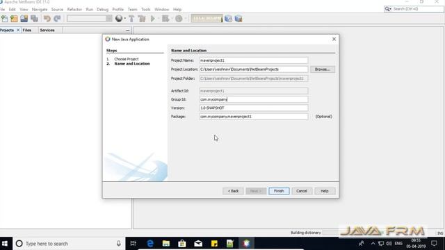 Apache NetBeans IDE 11.0 and Java 12 Modular Programming example on Windows 10 смотреть онлайн