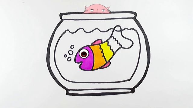 Bolalar uchun akvarium rasm chizish/Drawing aquarium for children/Рисование аквариум для детей смотреть онлайн