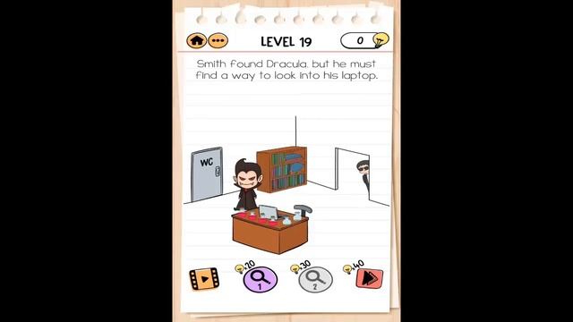 Brain Test 2 Tricky Stories SMITH AND JOE PART 1 Level 19 Walkthrough смотреть онлайн