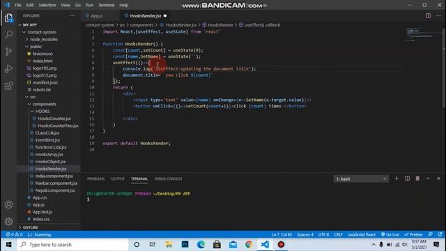 React Hooks Tutorial - 7 - Conditionally run effects смотреть онлайн
