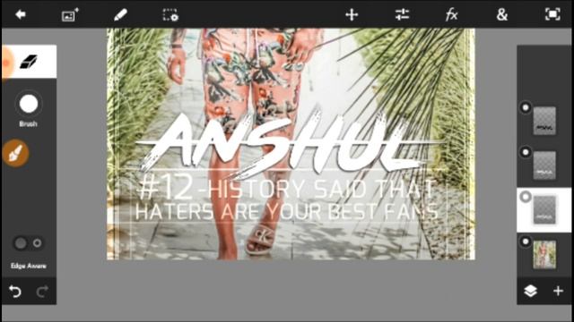 New Glass Font || Creative New Colour Glow Glass Font Like Ps Cc Cs6 in Android || Anshul Editz || смотреть онлайн