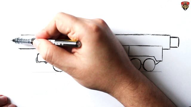 How to draw a Missile vehicle смотреть онлайн