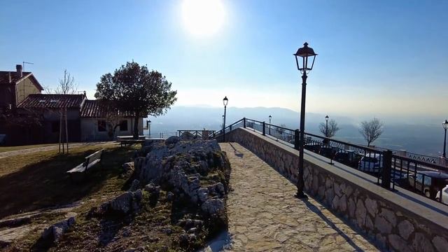 Castel San Pietro Romano (Lazio), Italy【Walking Tour】With Captions - 4K