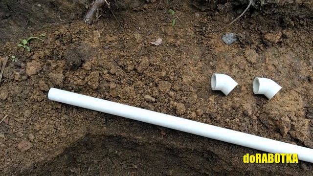 ✅ Укладка провода под землей в пластиковой трубе. Подключение электричества на даче. doRABOTKA смотреть онлайн