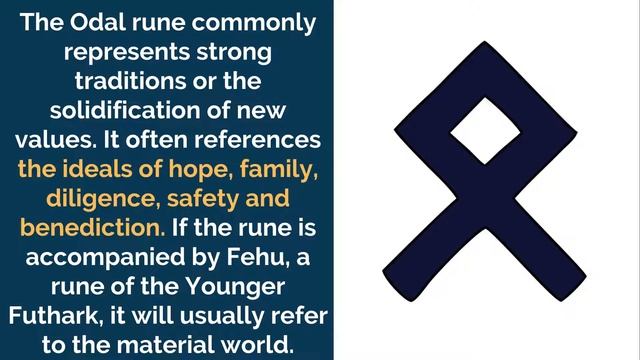 Odal Rune Meaning and Symbolism смотреть онлайн