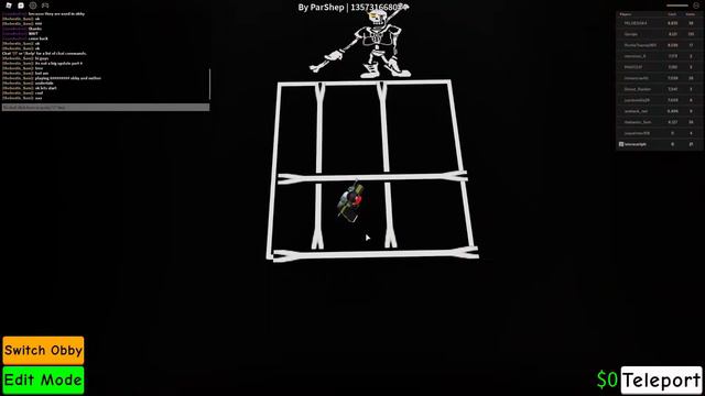 Undertale Disbelief Papyrus Phase 1 (Roblox Obby Creator) смотреть онлайн