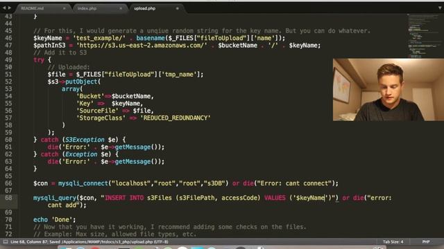 Share files privately on AWS S3 with PHP смотреть онлайн