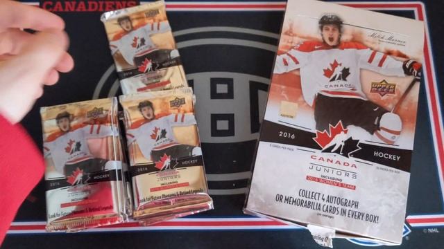 2016 Upper Deck Team Canada Juniors Hockey Hobby Box Break смотреть онлайн