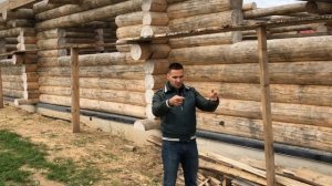 Строительство дома из бревна ручной рубки | Как построить бревенчатый дом?