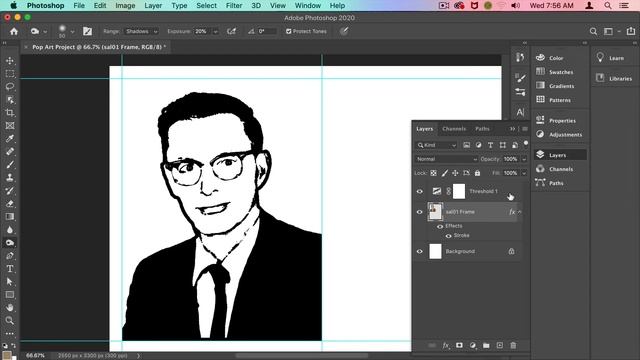 PopArt Photoshop Tutorial смотреть онлайн