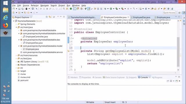Spring Boot + Thymeleaf Datatable Example | Java Inspires смотреть онлайн