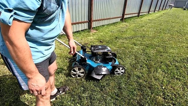 Газонокосилка Hyundai.Честный обзор смотреть онлайн