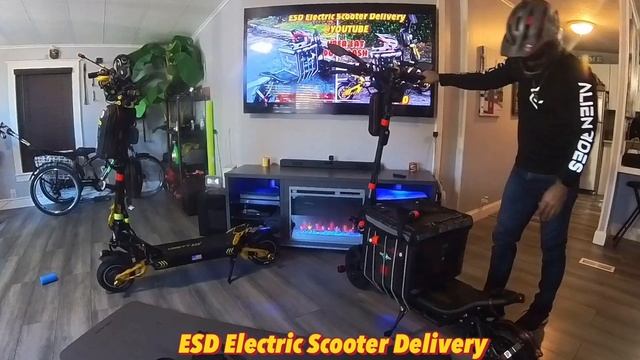 Electric Scooter Delivery SETUP Detailed & installed NAMI BURN and VSETT 10+ External Battery!uber/ смотреть онлайн