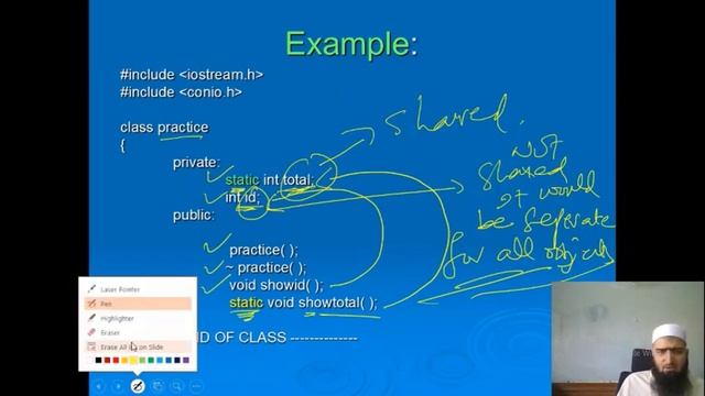 Lecture 03 Constructor Destructor, static variables, static functions смотреть онлайн