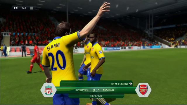 Ливерпуль - Арсенал [FIFA 14] 25 тур Английской Премьер-Лиги смотреть онлайн