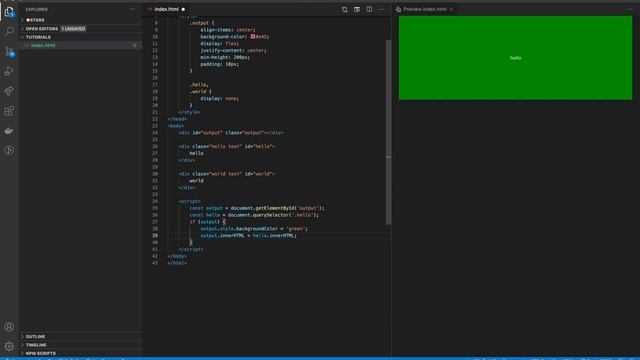 How to select an element with Javascript смотреть онлайн