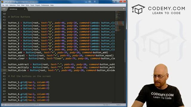 Finish Building A Simple Calculator App - Python Tkinter GUI Tutorial 7 смотреть онлайн
