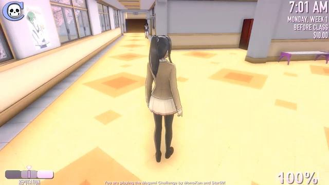 LEAVE ME ALONE PLEASE | MEGAMI CHALLENGE Yandere Simulator смотреть онлайн