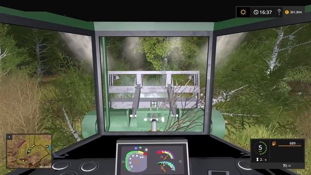Farming Simulator 2017 - GALOTRAX 800 FORESTRY MULCHER! смотреть онлайн