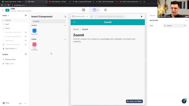 Power Hour: Build a CRM with Glide - No Code Glide Tutorial смотреть онлайн