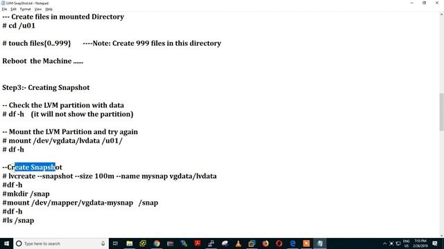 #lvm #snapshot create and recover linux #centos 7 смотреть онлайн