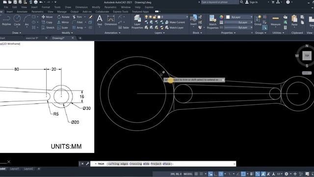 AutoCAD 20 days 2D CAD Exercise 9. Another Fillet Command Exercises смотреть онлайн
