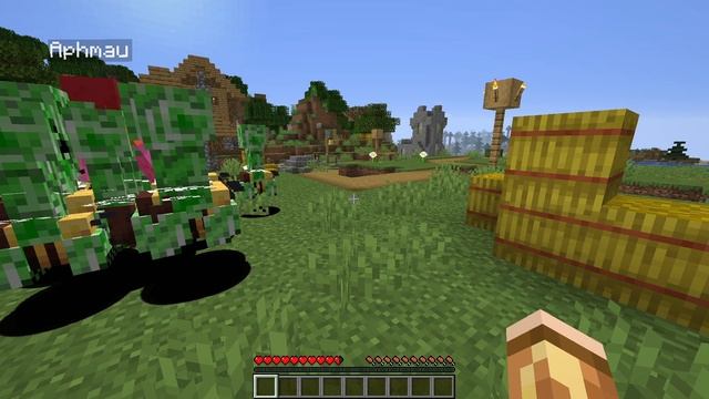 Minecraft but THE BEES EXPLODE with APHMAU смотреть онлайн