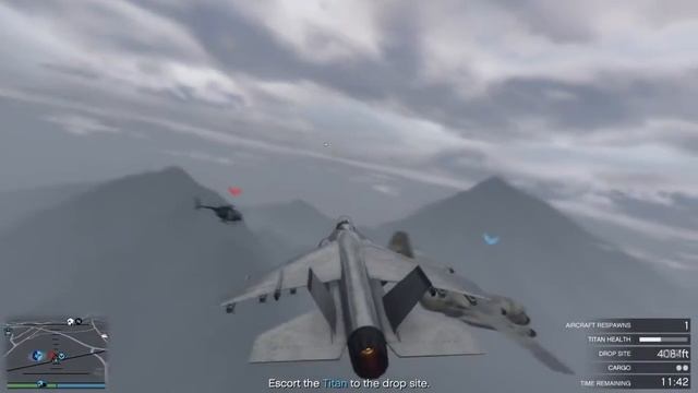 GTA 5 - Smuggler's Run - Protecting The Titan - Easy Method смотреть онлайн