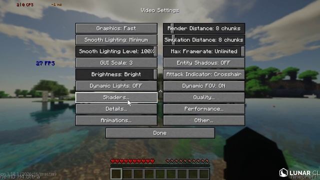 RTX 3050 (Laptop) 1.19 SHADER TEST MINECRAFT JAVA, (Least intensive to most intensive) (On lunar) смотреть онлайн