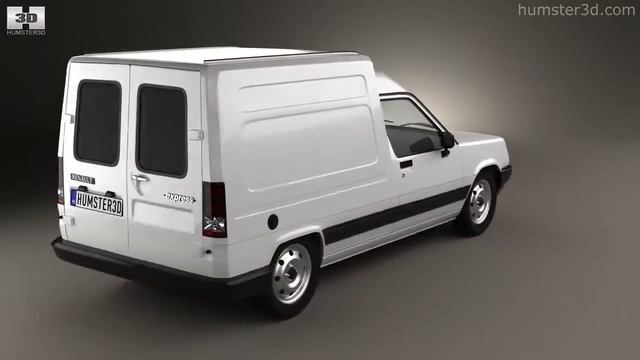Renault Express 1985 by 3D model store Humster3D.com смотреть онлайн