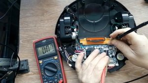 Пылесос не запустился После замены привода боковой щётки с мотором робота пылесоса