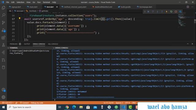 15 - Cloud Firestore Order By Limit StartAt EndAt StartAfter endBefore смотреть онлайн