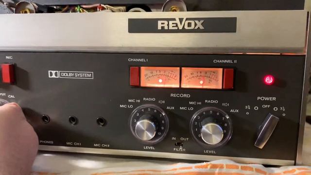 ReVox A-77, после ремонта и настройки смотреть онлайн