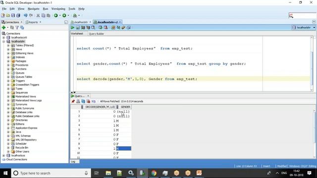 Oracle SQL TUTORIAL – IF condition using CASE and DECODE - An Example смотреть онлайн