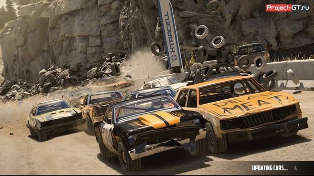 Wreckfest - Пробуем релизную версию и ждем противника на второй круг гонки чемпионов смотреть онлайн