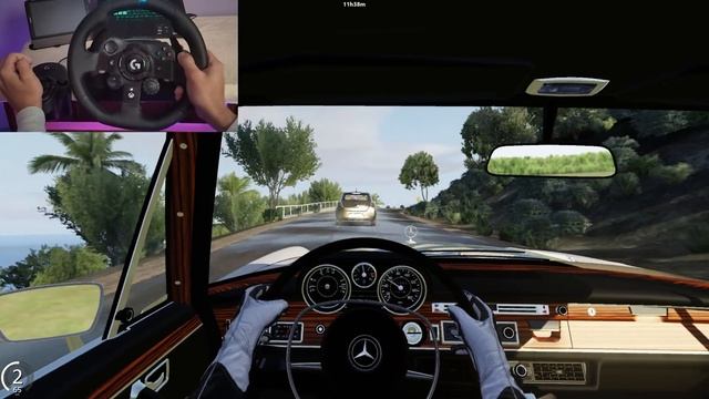 Mercedes_Benz 300 SEL 6.3 / Assetto Corsa / Logitechg923 смотреть онлайн