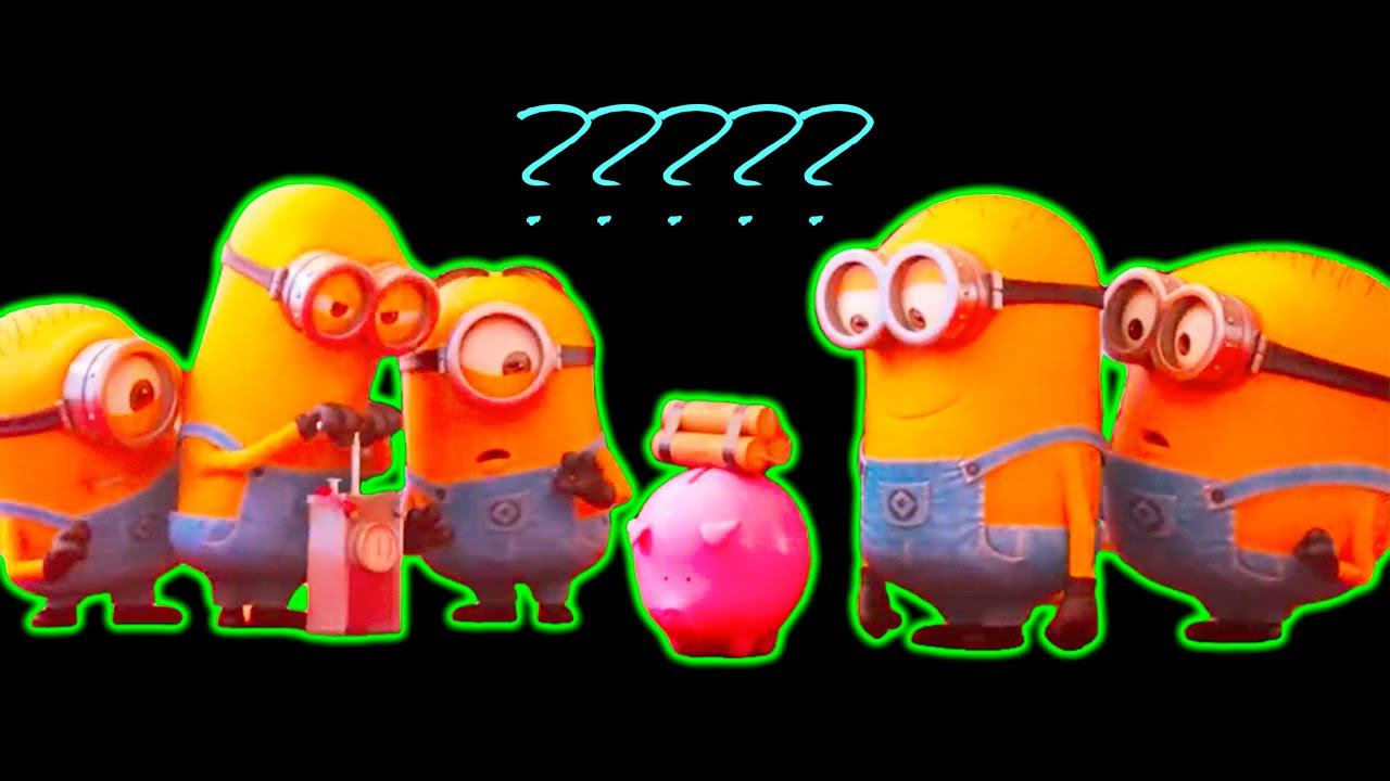 6 Minions Piggy Bank Sound Variations In 32 Seconds #shortsyoutube
