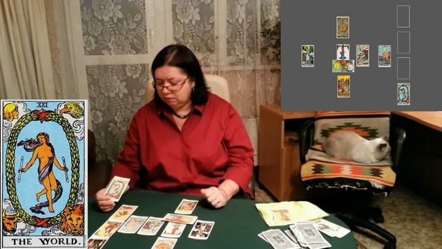 Кельтский крест на Таро Уэйта, пример толкования расклада смотреть онлайн